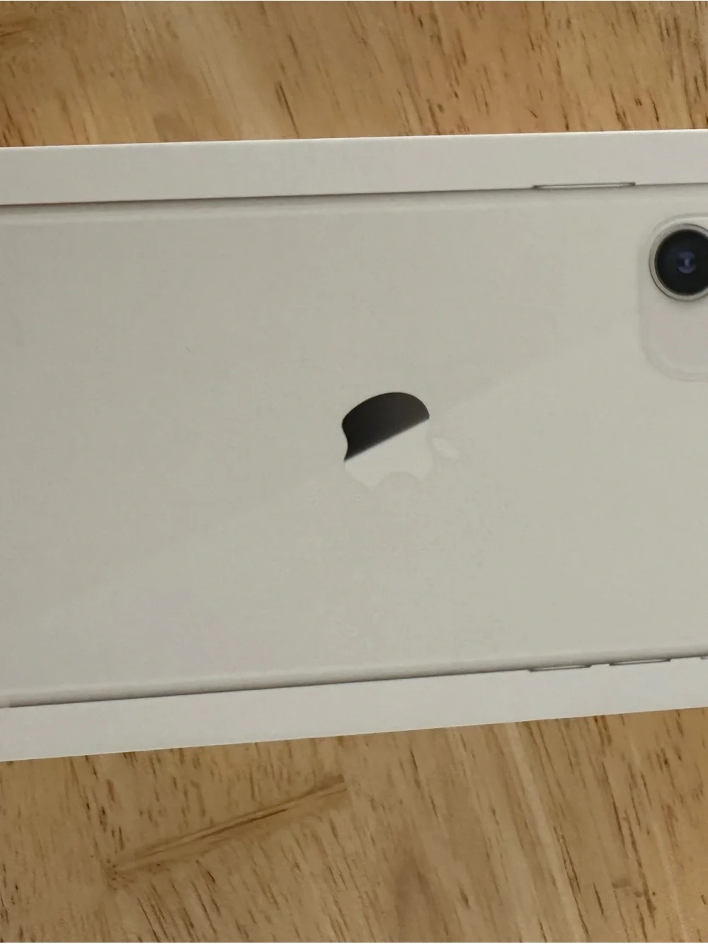 Tablet box with Apple logo